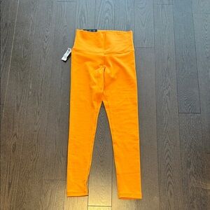TNA High-Waist Leggings in Bright Orange
